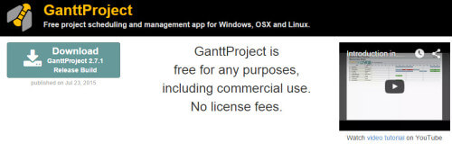 ganttproject - Programa para crear Carta Gantt